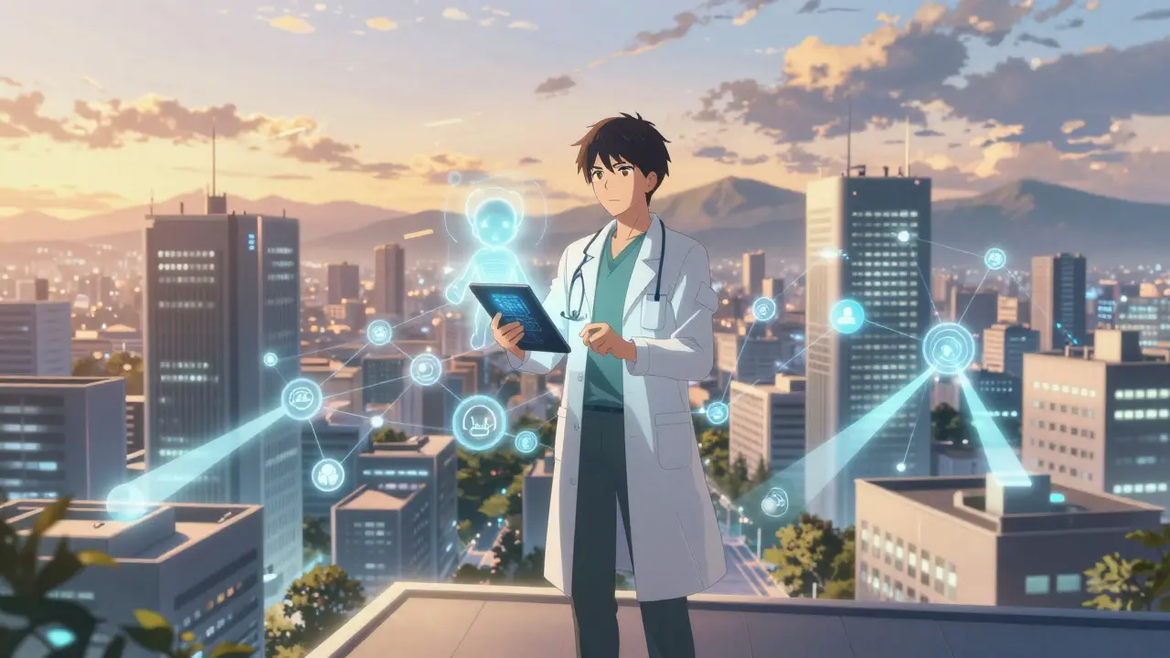 City-wide healthcare network with technology improving patient safety outcomes.