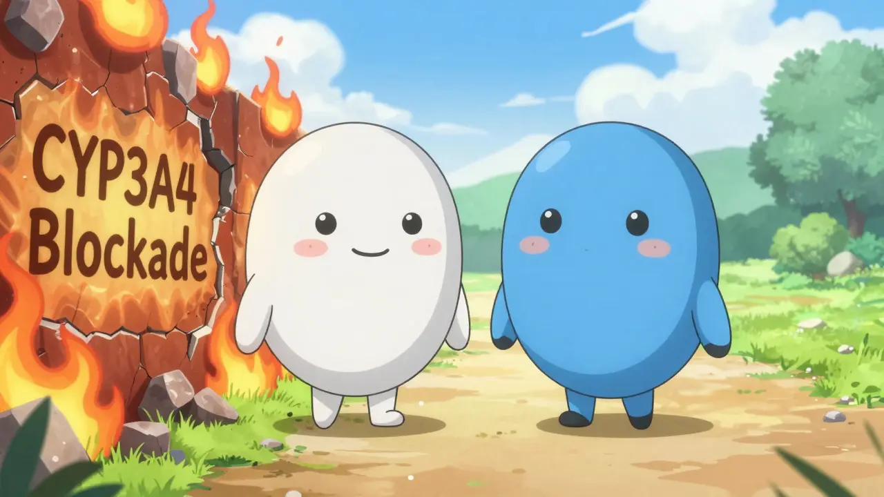 Anime art showing safe statin alternatives bypassing metabolic blockades